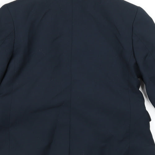 H&M Boys Blue Jacket Blazer Size 4-5 Years Button
