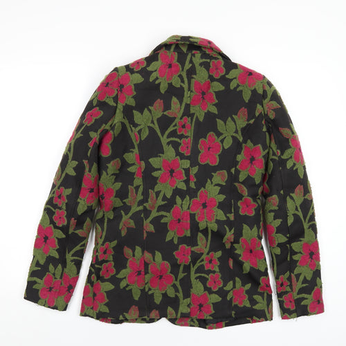 Joe Browns Womens Multicoloured Floral Jacket Blazer Size 8 Button