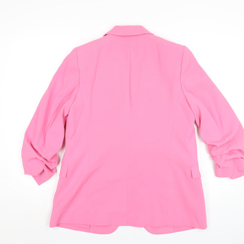 Marks and Spencer Womens Pink Jacket Blazer Size 12