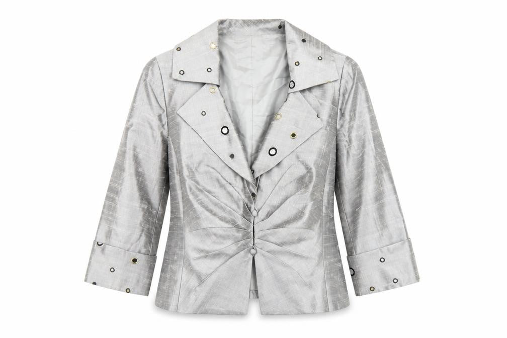 Condici Womens Grey Jacket Size 10 Button