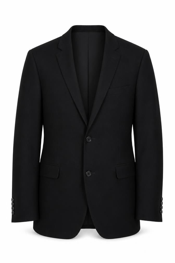 ONESIX5IVE5ive Mens Black Polyester Jacket Blazer Size 36 Regular