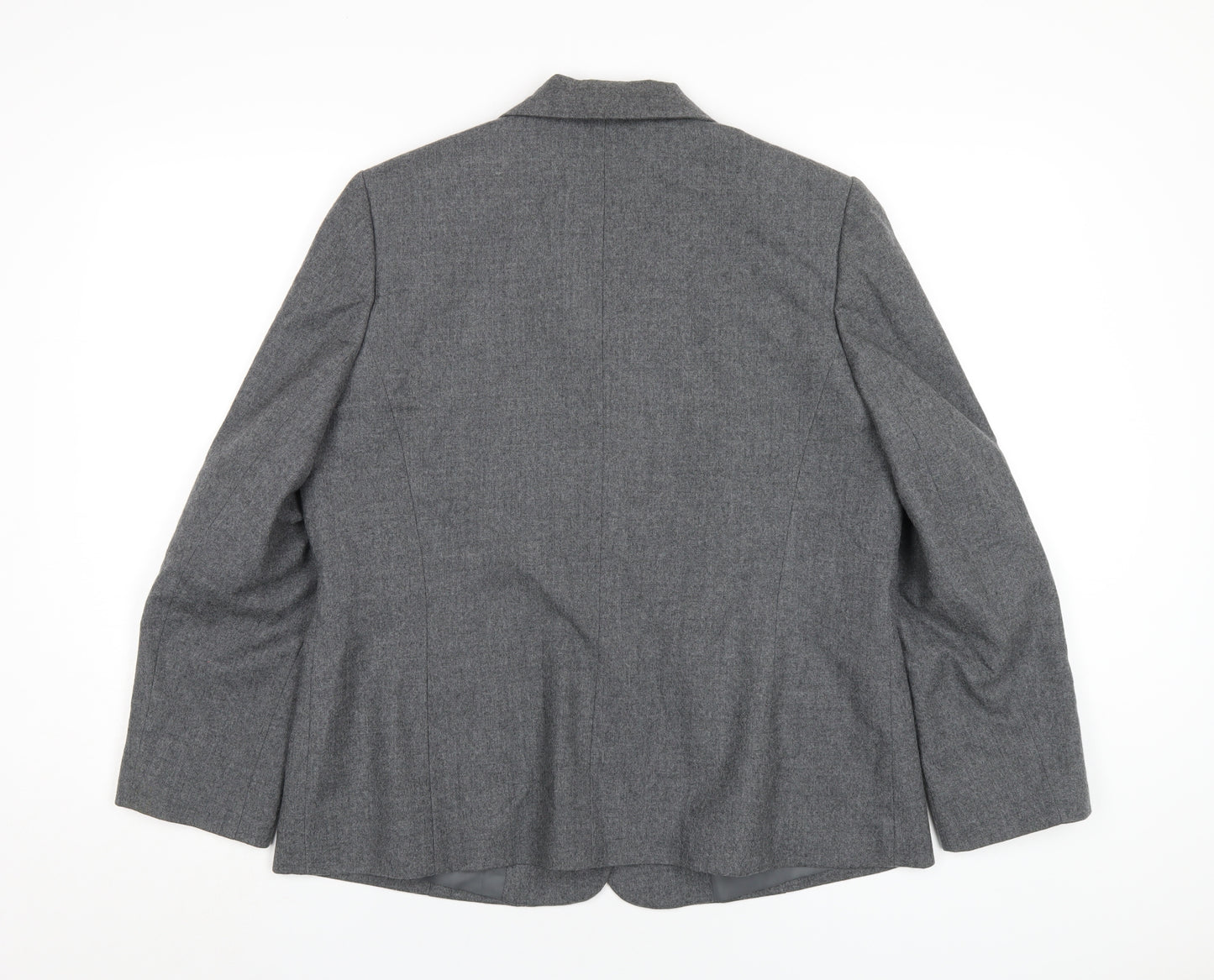 Eastex Womens Grey Jacket Blazer Size 14 Button