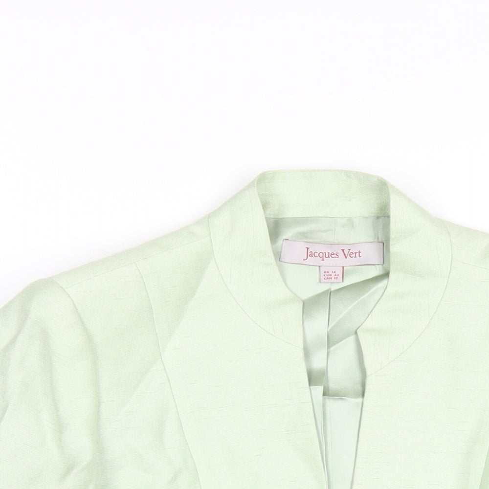 Jacques Vert Womens Green Jacket Size 14