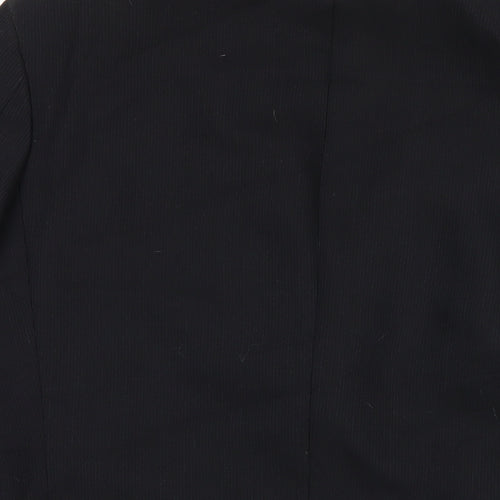 Suits Your Mens Black Polyester Jacket Blazer Size 38 Regular