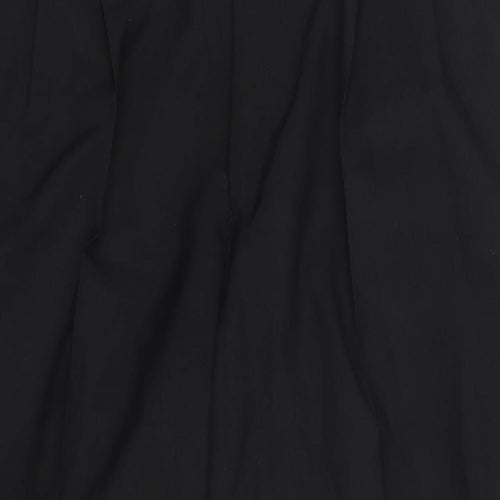 The Label Mens Black Polyester Tuxedo Suit Trousers Size 38 Regular