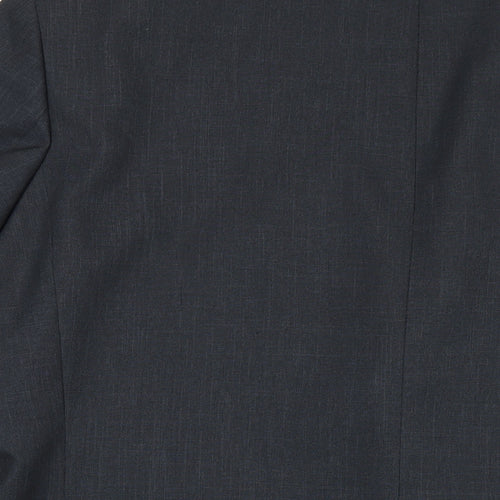 Taylor & Wright Mens Grey Polyester Jacket Blazer Size 46 Regular
