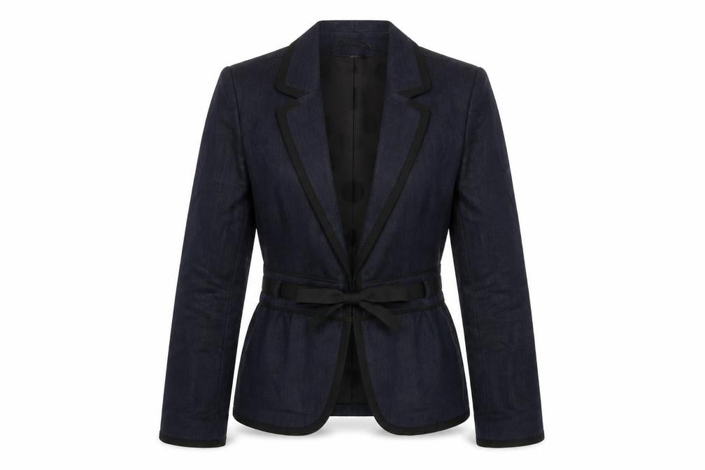 Next Womens Blue Jacket Blazer Size 8 Hook & Eye
