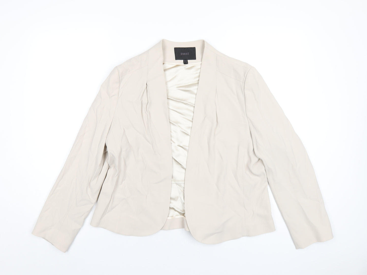 Coast Womens Beige Jacket Size 18