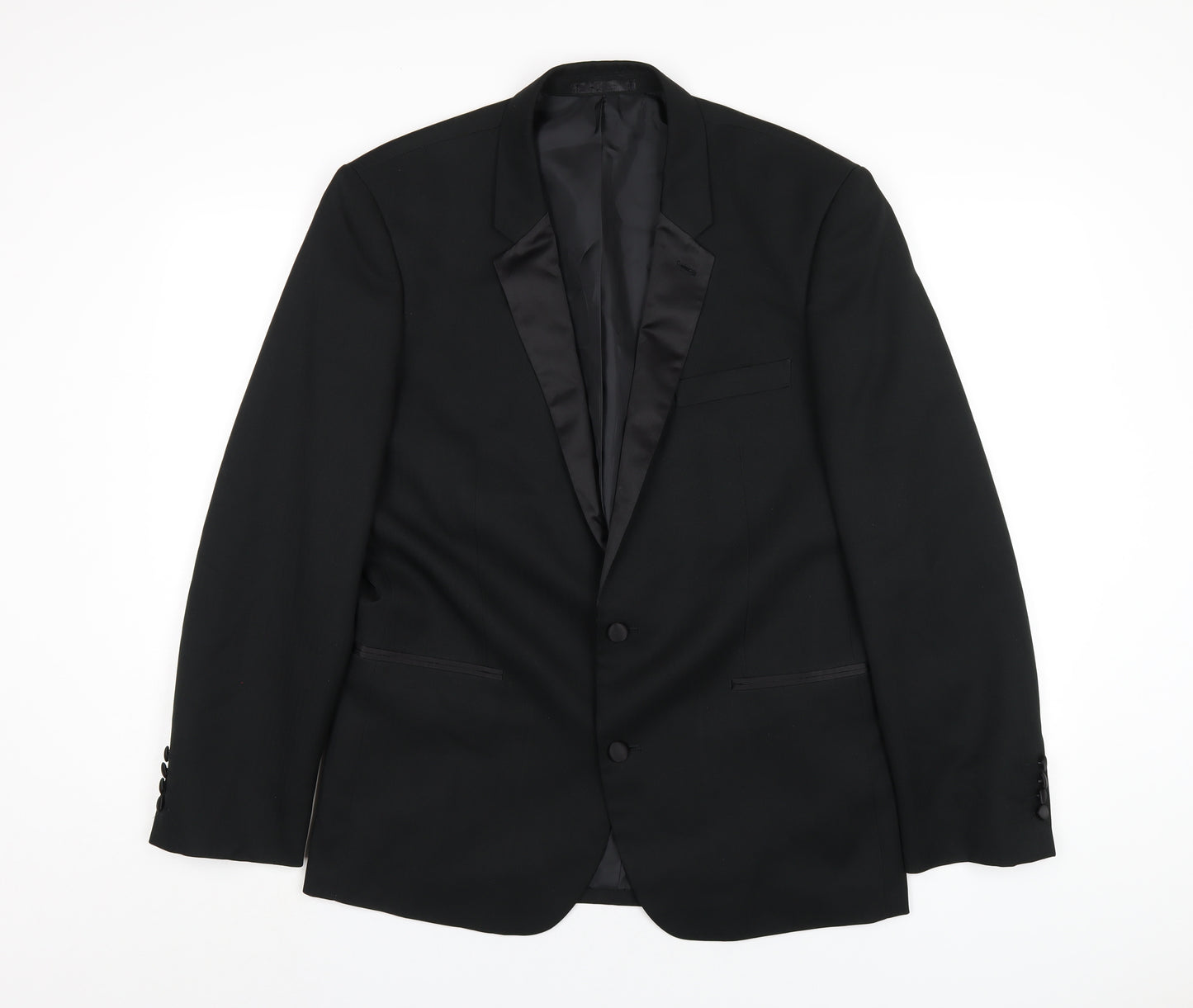 Taylor & Wright Mens Black Polyester Jacket Blazer Size 40 Regular