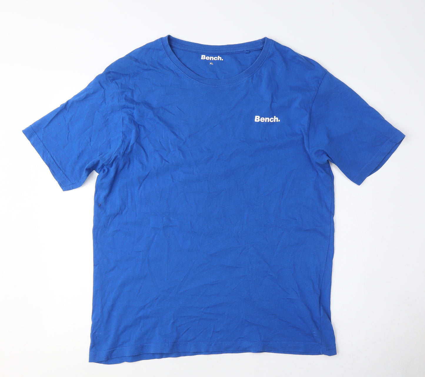 Bench Blue Men's XL T-Shirt, Short Sleeve, Cotton