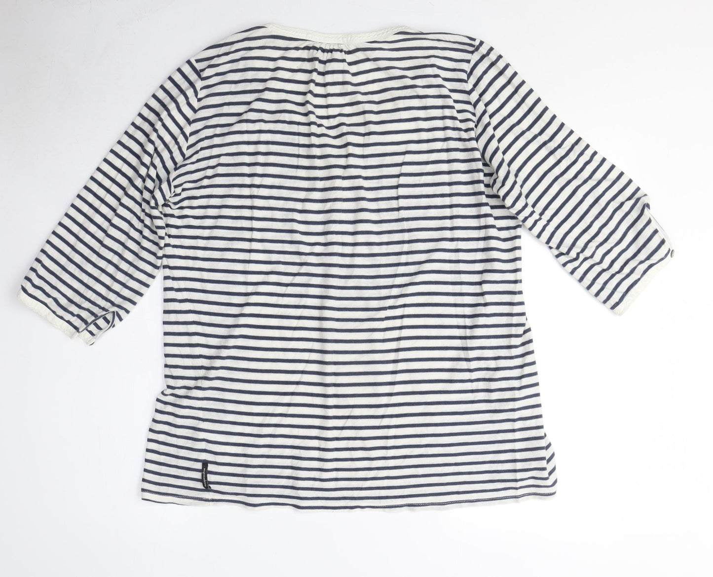 Maison Scotch Women's Striped Tunic White Blue S