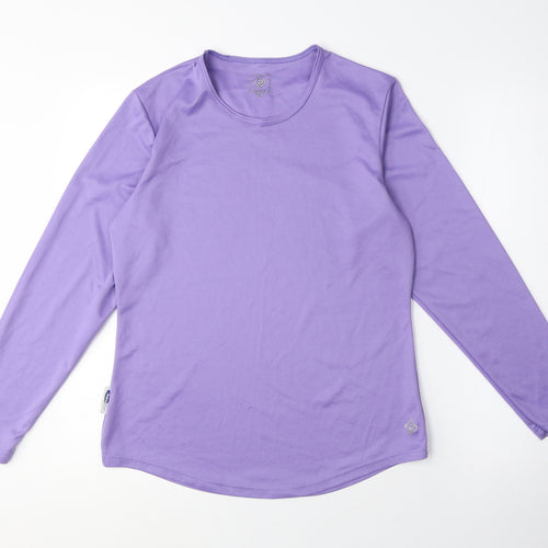Road Art Women's Purple Long Sleeve T-Shirt - Medium