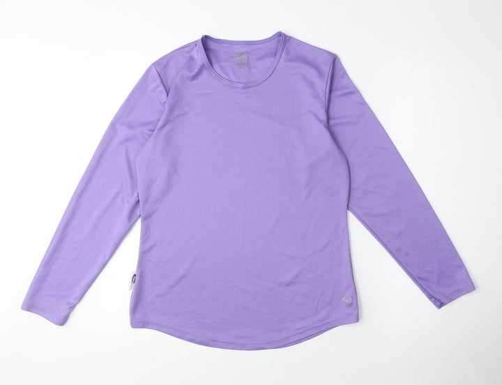 Road Art Women's Purple Long Sleeve T-Shirt - Medium