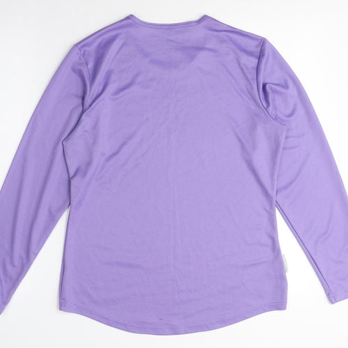 Road Art Women's Purple Long Sleeve T-Shirt - Medium