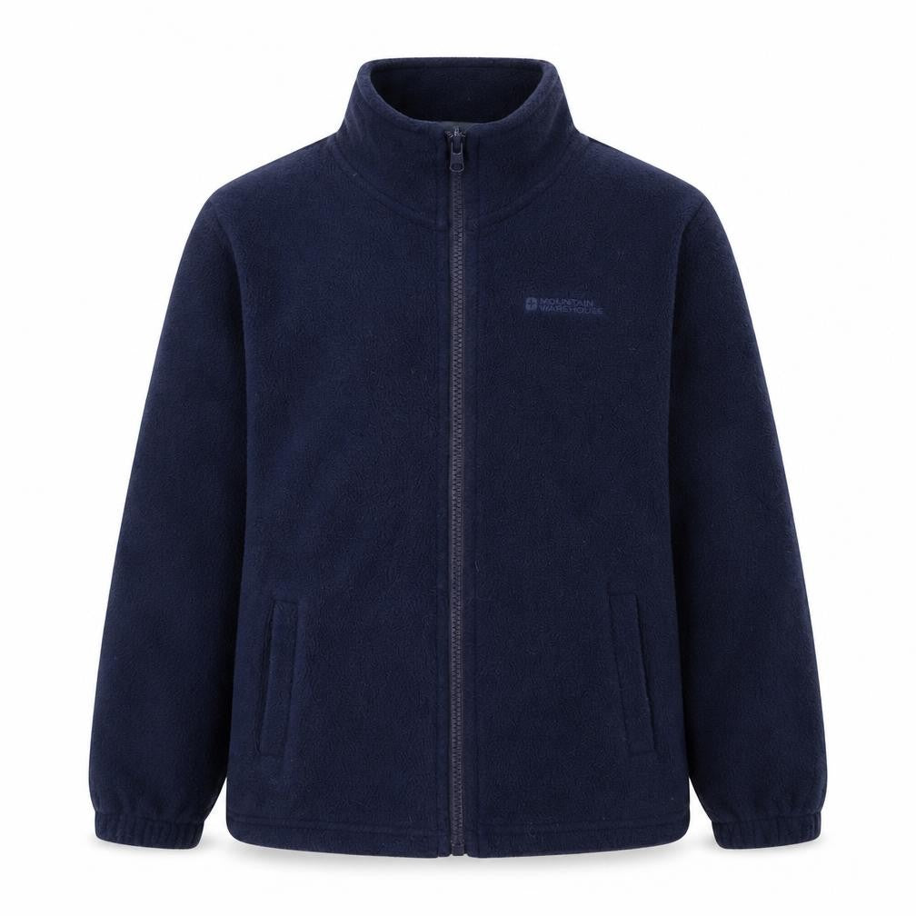 Mountain Warehouse Boys Blue Full Zip Fleece Hoodie - Size M