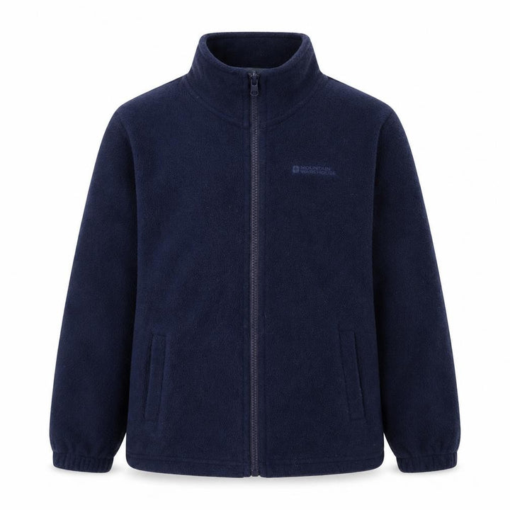 Mountain Warehouse Boys Blue Full Zip Fleece Hoodie - Size M