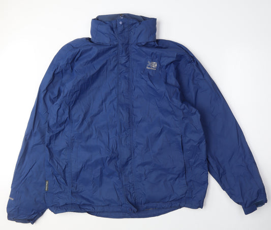 Karrimor Men's Blue Windbreaker Jacket - Size L