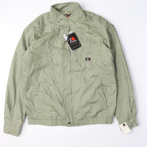 Lord Anthony Unisex Green Bomber Jacket L Casual