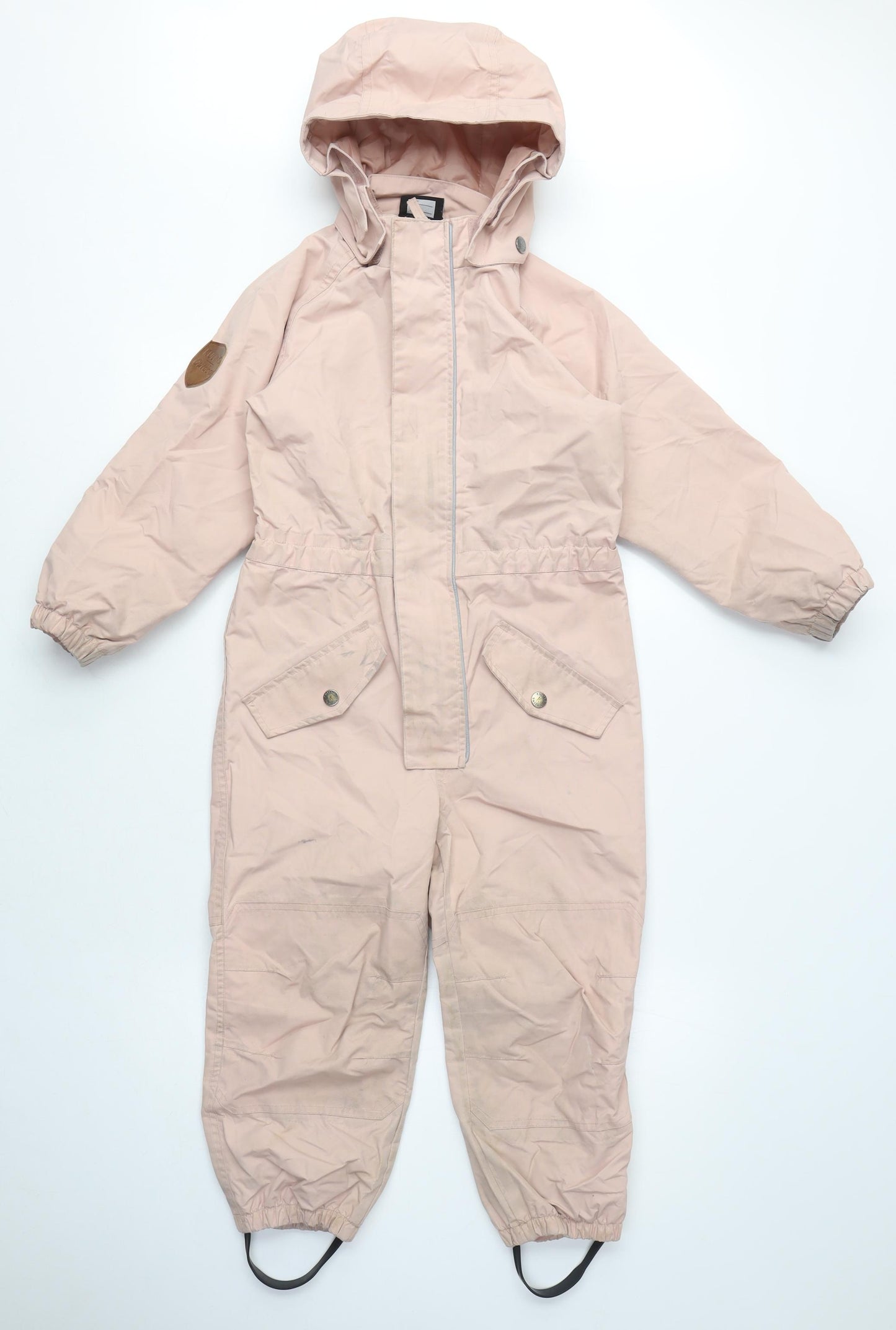 Kuling Girls Pink Snowsuit 4-5 Years, Hooded, Waterproof
