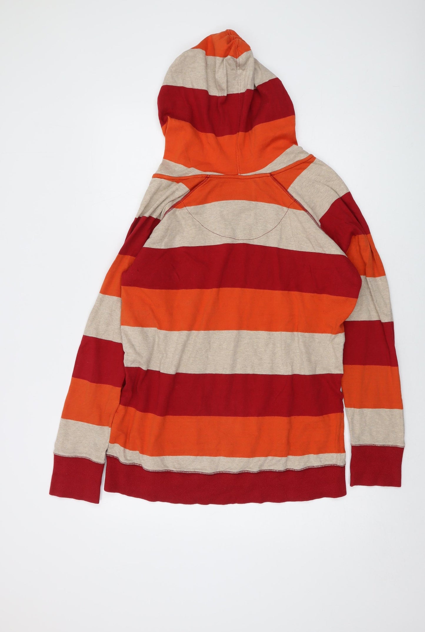 Store Twenty One Womens Multicoloured Striped Cotton Pullover Hoodie Size 18 Pullover