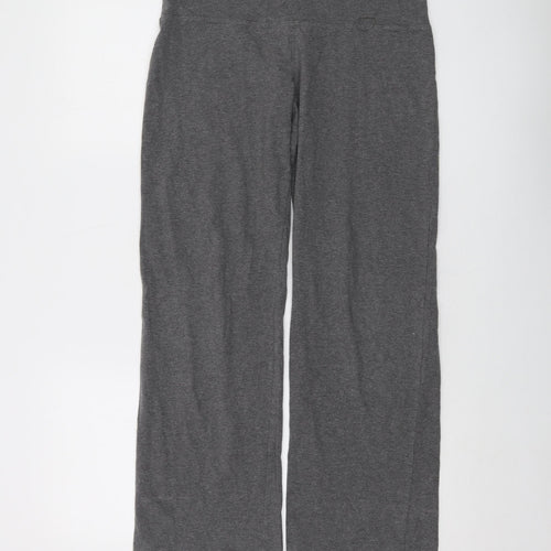 Blooming Marvellous Womens Grey Cotton Trousers Size 12 L27 in Regular