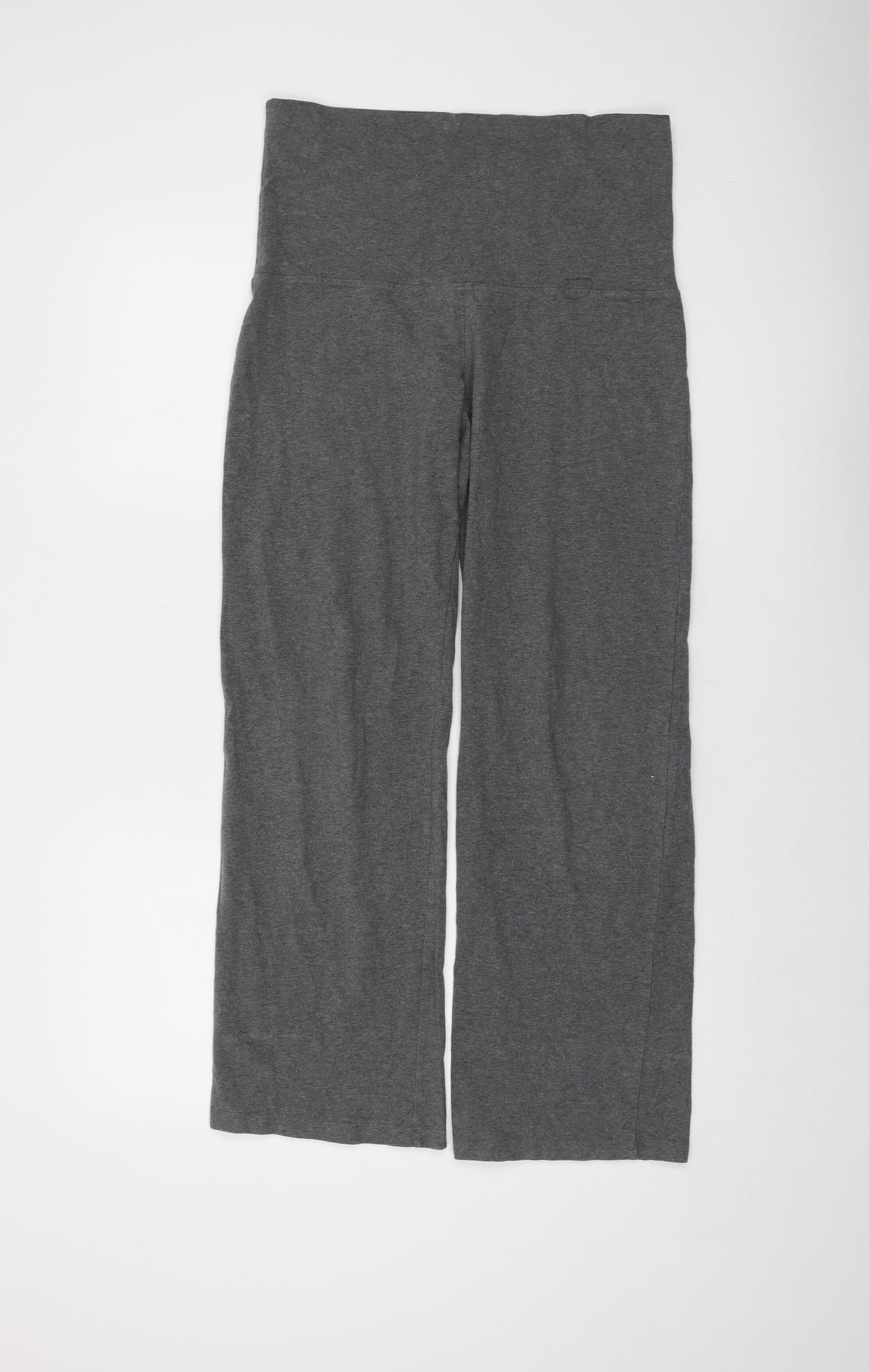 Blooming Marvellous Womens Grey Cotton Trousers Size 12 L27 in Regular