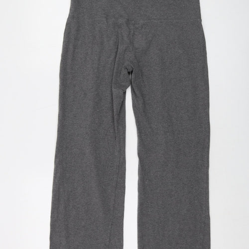 Blooming Marvellous Womens Grey Cotton Trousers Size 12 L27 in Regular