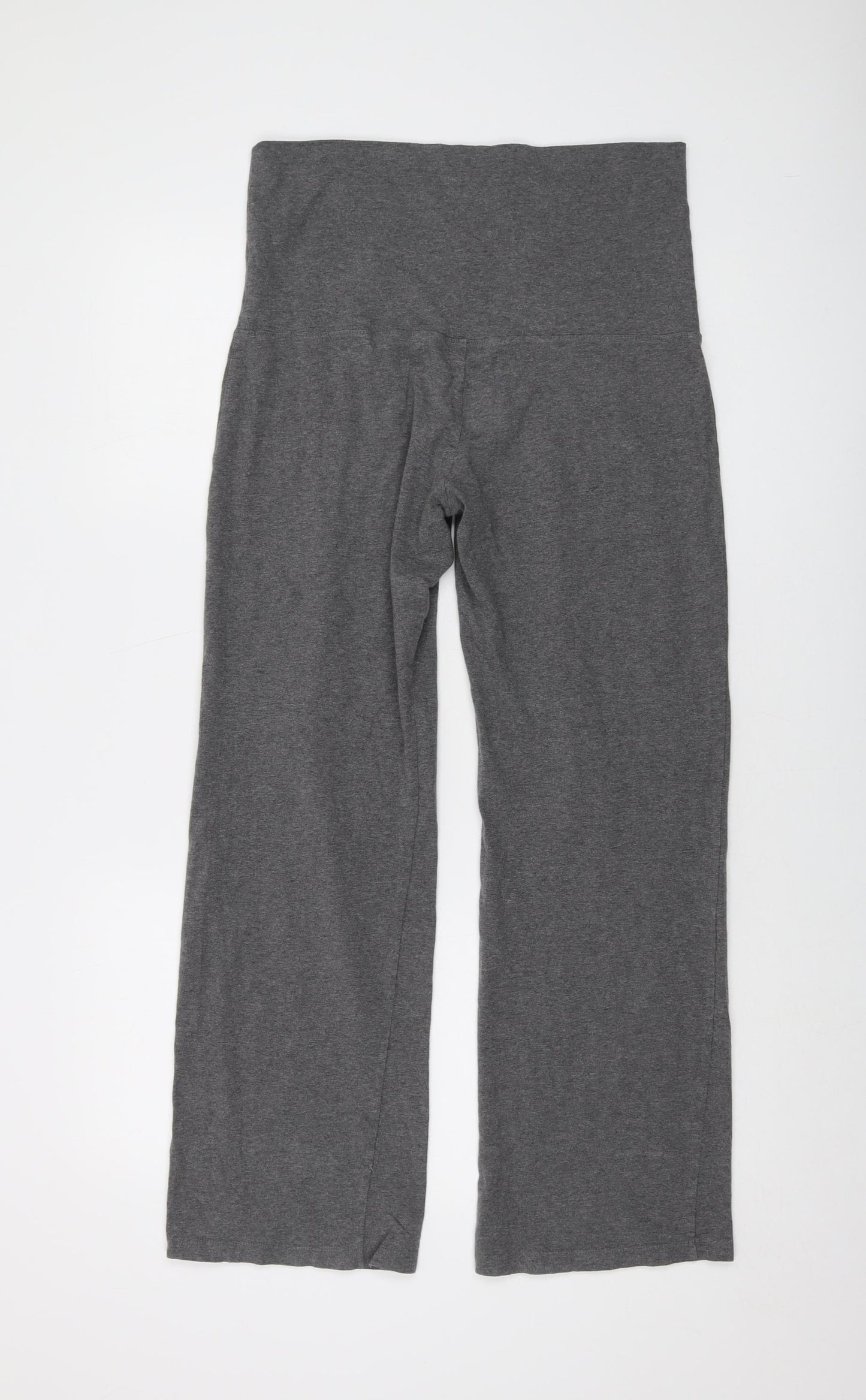 Blooming Marvellous Womens Grey Cotton Trousers Size 12 L27 in Regular