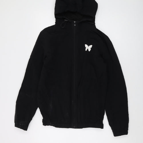 Good For Nothing Womens Black Jacket Size XS Zip
