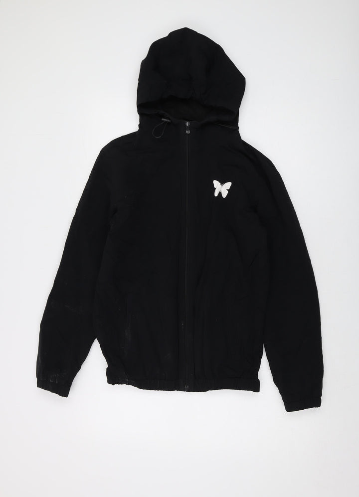 Good For Nothing Womens Black Jacket Size XS Zip