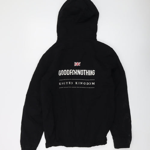 Good For Nothing Womens Black Jacket Size XS Zip