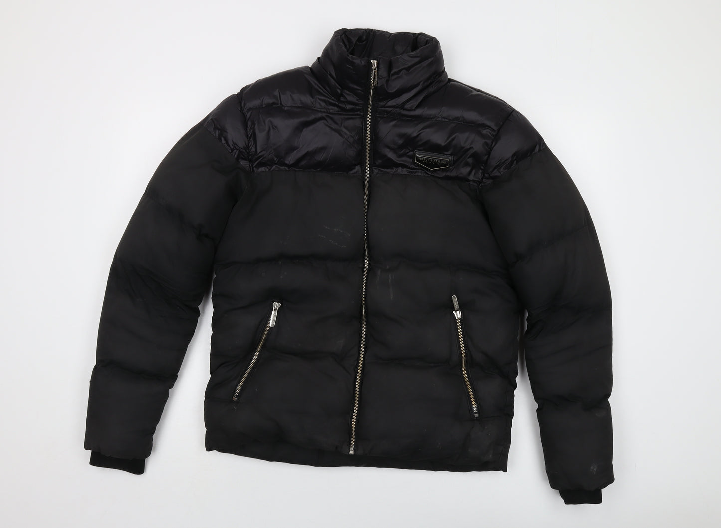 Supply & Demand Co. Mens Black Jacket Size XS Zip
