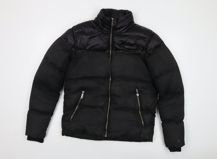 Supply & Demand Co. Mens Black Jacket Size XS Zip