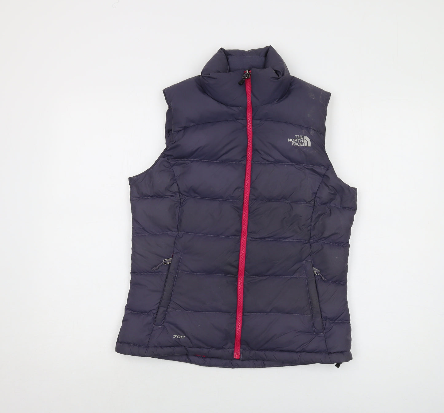 The North Face Womens Purple Gilet Waistcoat Size S Zip