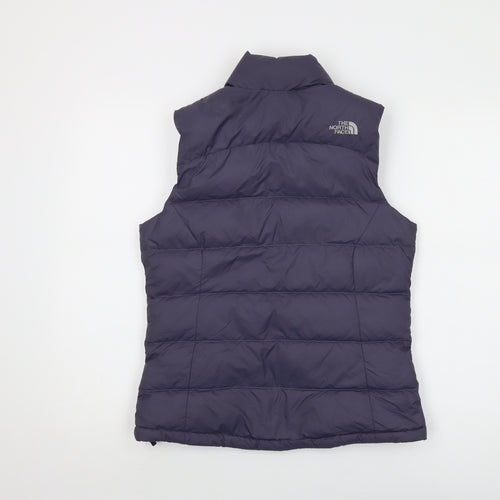 The North Face Womens Purple Gilet Waistcoat Size S Zip