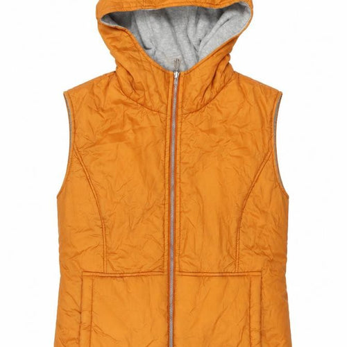 Kaliko Womens Orange Gilet Waistcoat Size 10 Zip