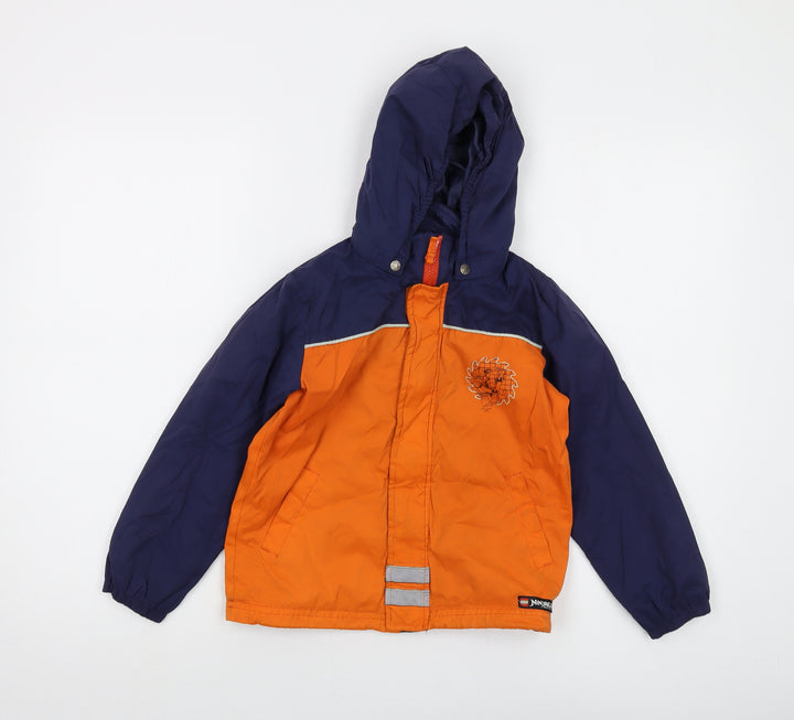 LEGO Girls Orange Jacket Size 6 Years Zip