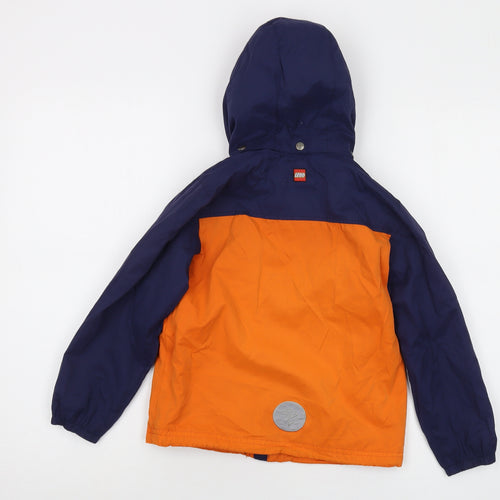 LEGO Girls Orange Jacket Size 6 Years Zip