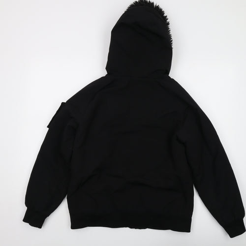 KWD Boys Black Jacket Size 14-15 Years Zip
