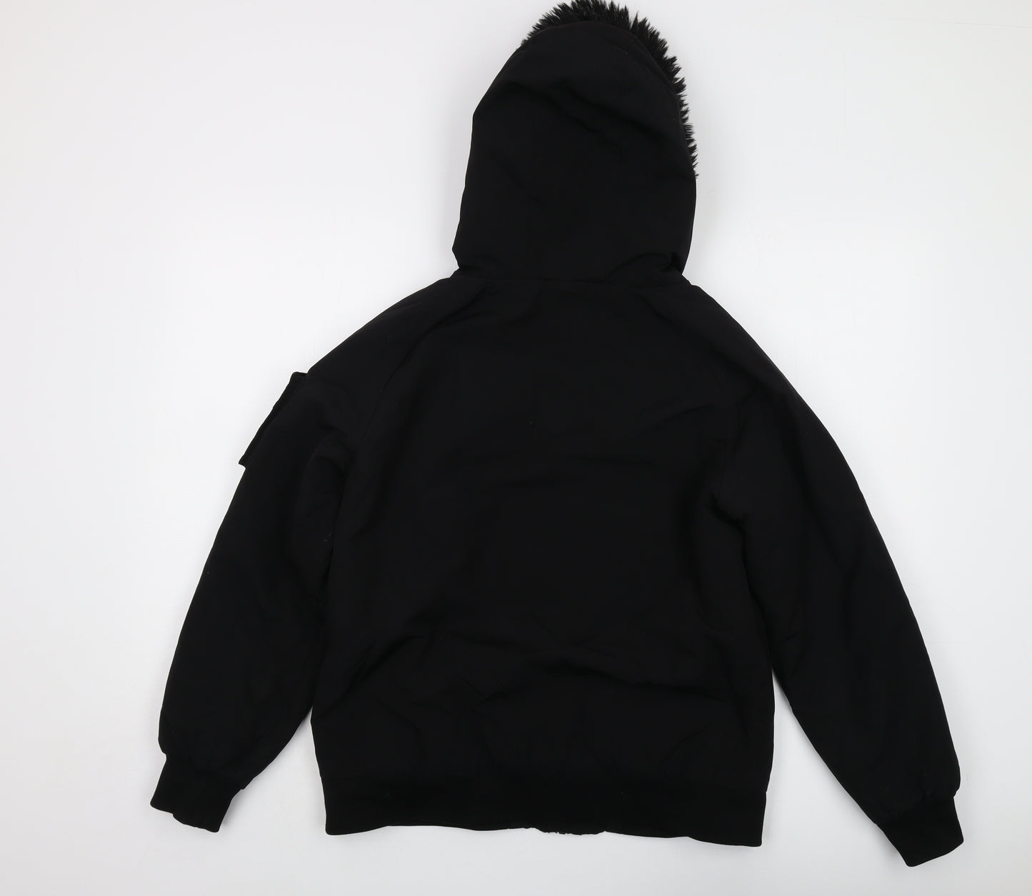 KWD Boys Black Jacket Size 14-15 Years Zip