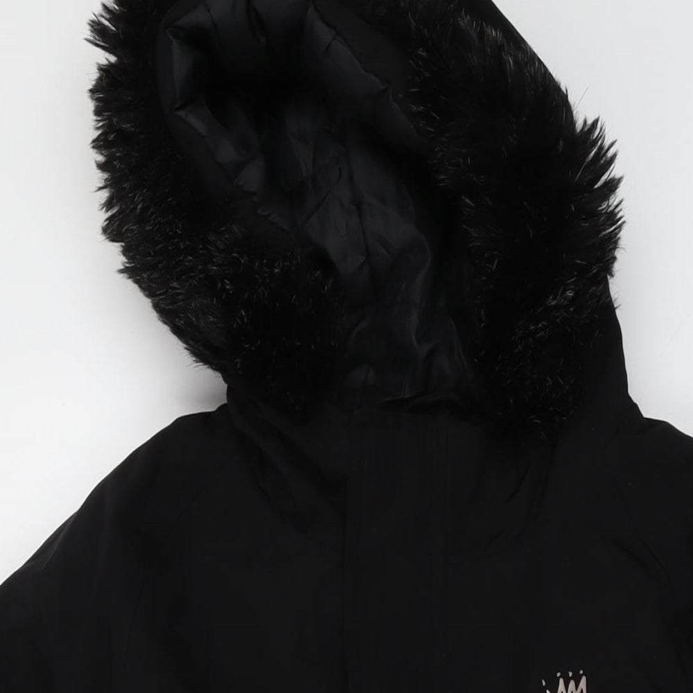 KWD Boys Black Jacket Size 14-15 Years Zip