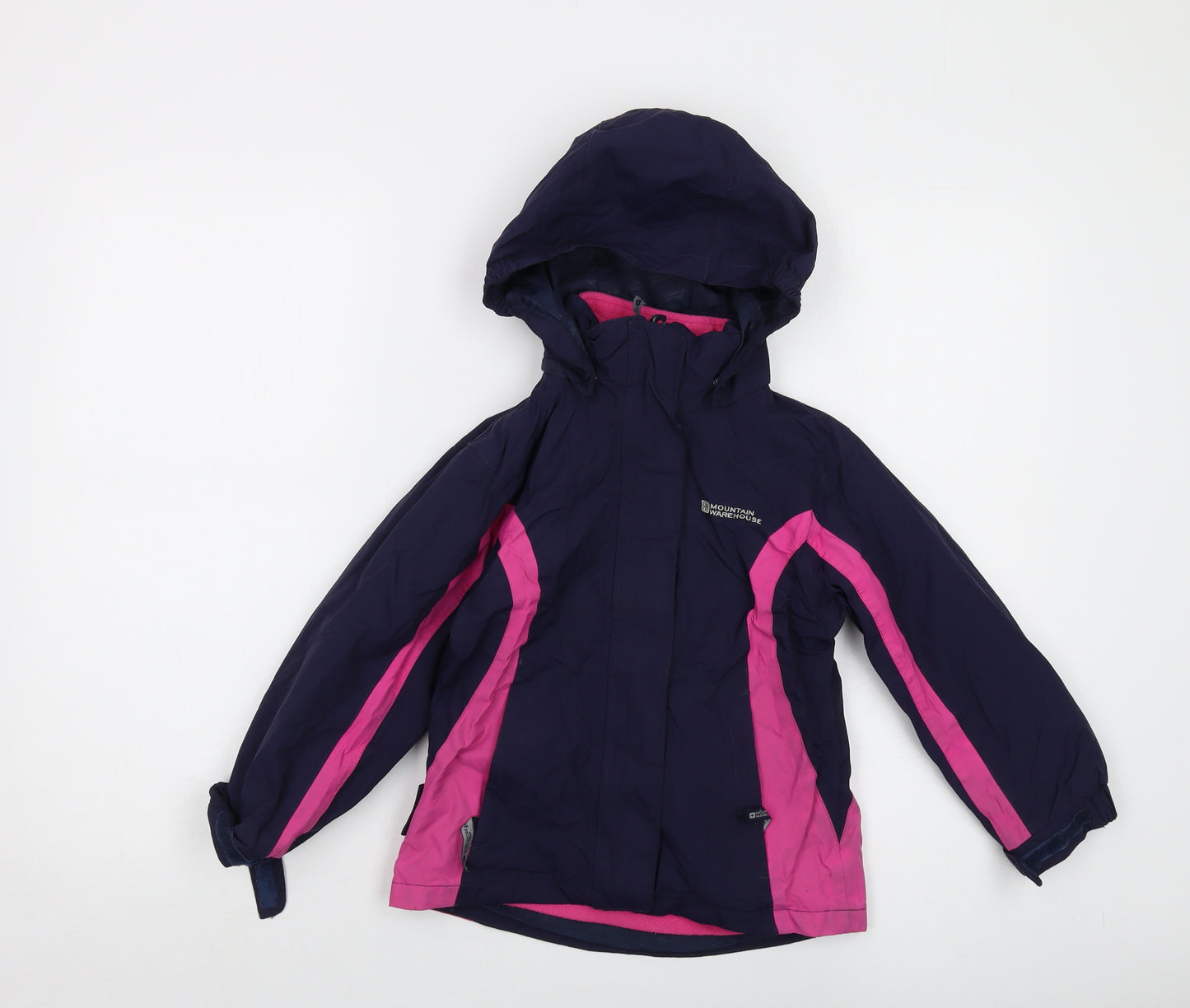 Mountain Warehouse Girls Black Jacket Size 5-6 Years Zip