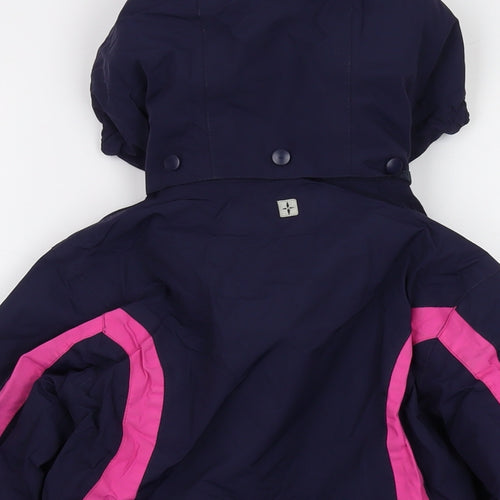 Mountain Warehouse Girls Black Jacket Size 5-6 Years Zip