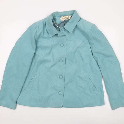 Roman Womens Blue Jacket Size 20 Button - Vintage