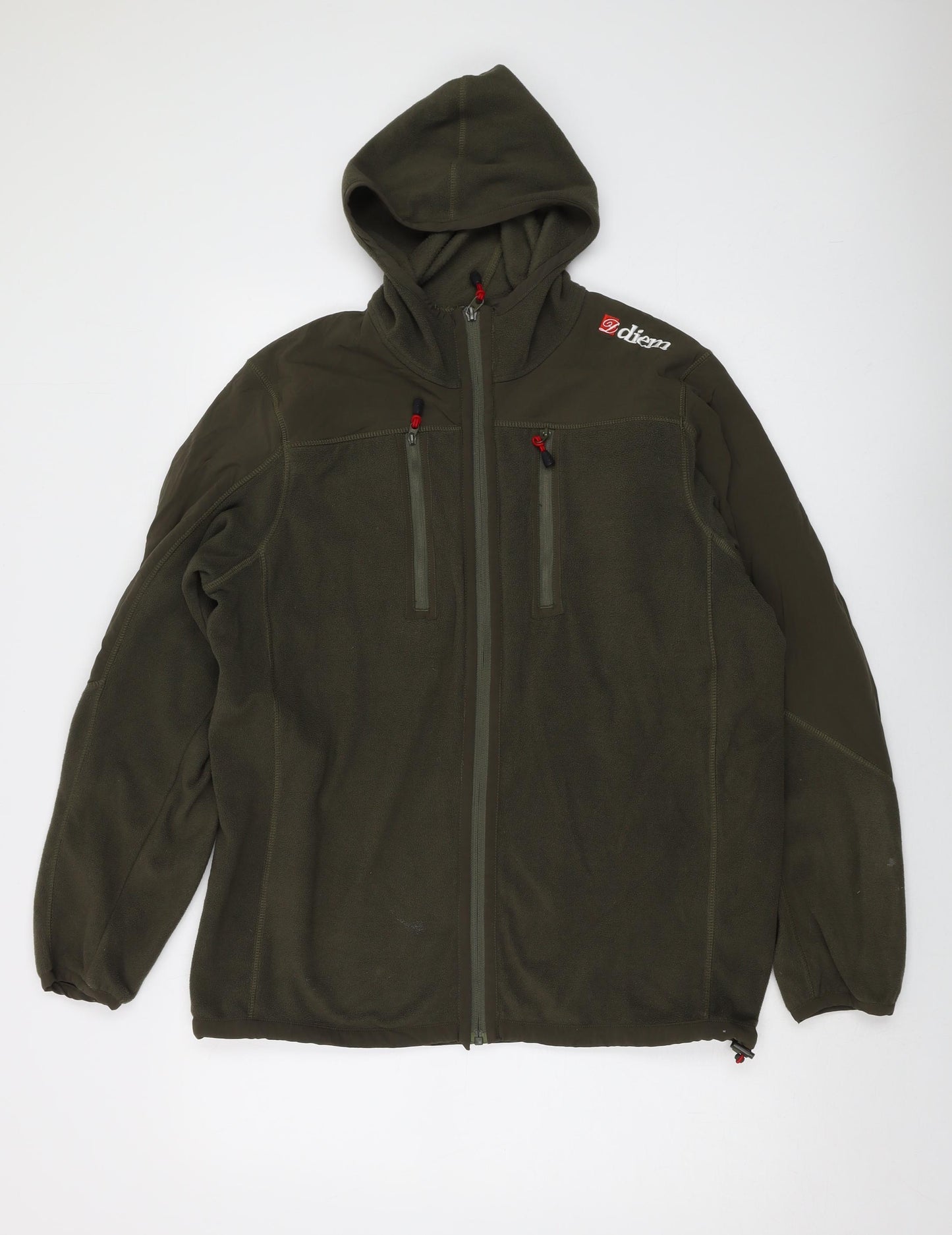 DIEM Mens Green Jacket Size M Zip