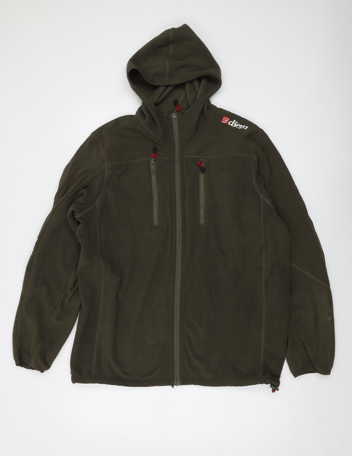 DIEM Mens Green Jacket Size M Zip