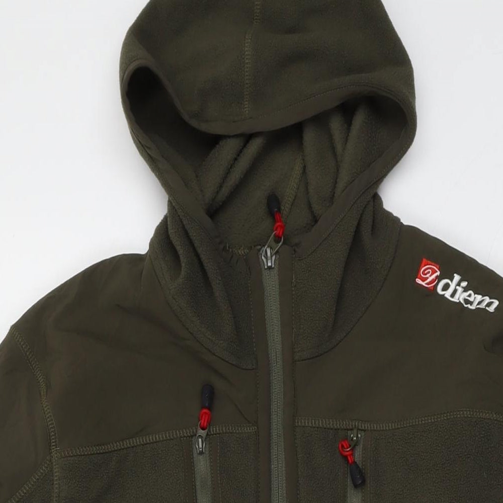 DIEM Mens Green Jacket Size M Zip