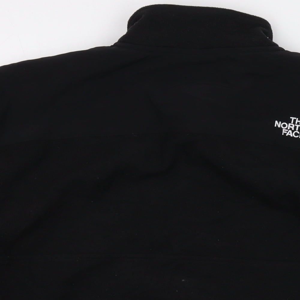 The North Face Womens Black Polyester Pullover Sweatshirt Size M Zip