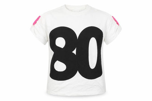 Front view of Vero Moda women’s white cotton basic t-shirt, size S, crew neck