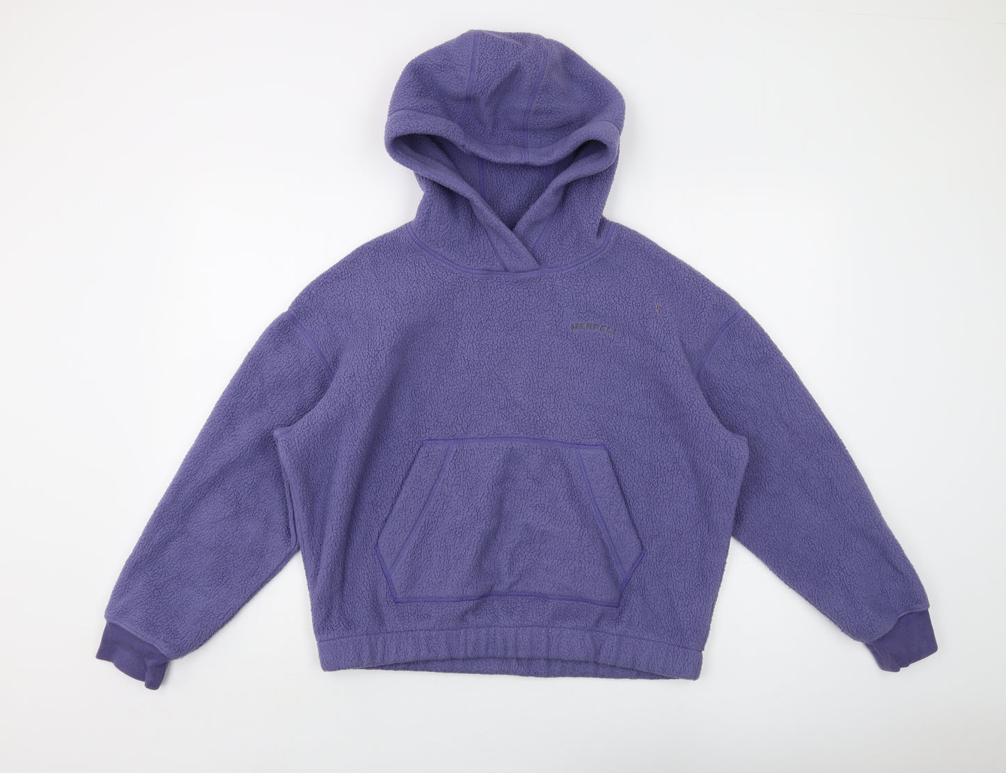 Merrell Womens Purple Polyester Pullover Hoodie Size S Pullover